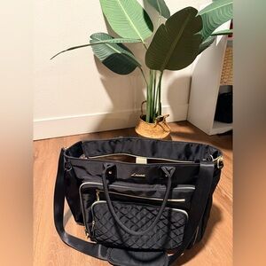 Lovevook Laptop Quilted Black Bag